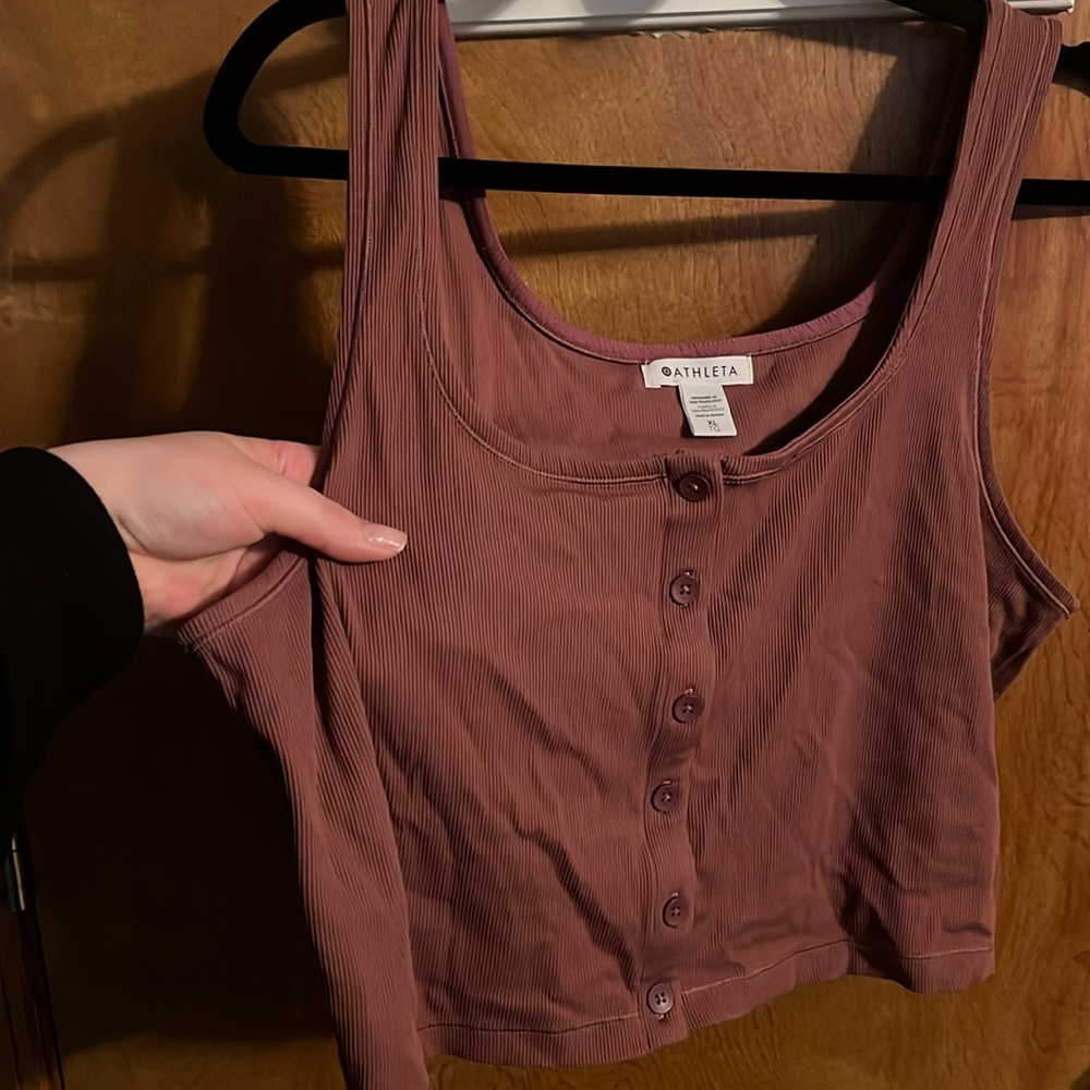 Women’s Athleta Crop Tank Top Size XL